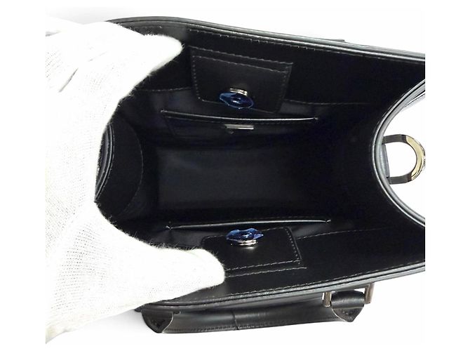 Borsa a tracolla piccola in pelle Dolce & Gabbana Mini Tote Nero - vista 7