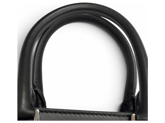 Borsa a tracolla piccola in pelle Dolce & Gabbana Mini Tote Nero - vista 9