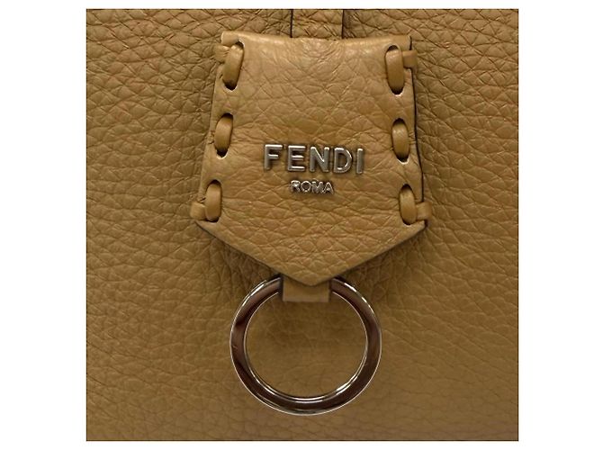 Borsa a spalla Medium Fendi By The Way Selleria Beige - vista 10