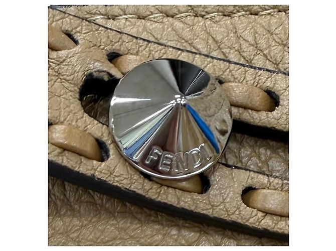Borsa a spalla Medium Fendi By The Way Selleria Beige - vista 11