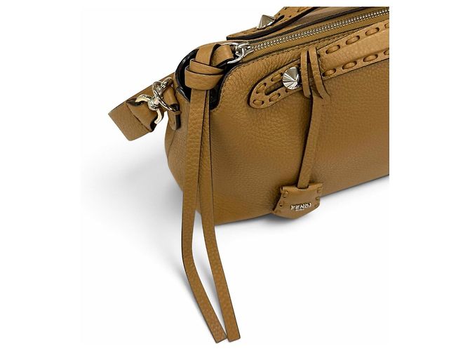 Borsa a spalla Medium Fendi By The Way Selleria Beige - vista 12