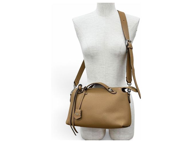 Borsa a spalla Medium Fendi By The Way Selleria Beige - vista 3