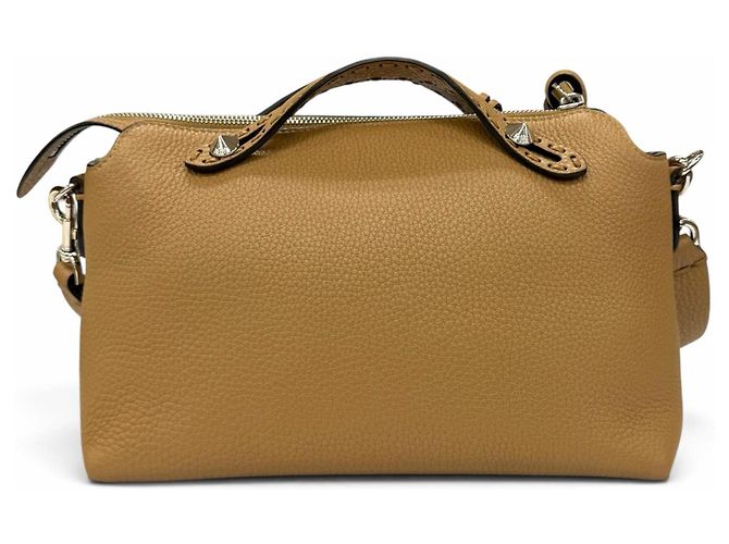 Borsa a spalla Medium Fendi By The Way Selleria Beige - vista 4
