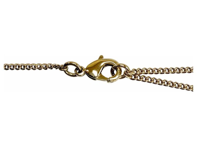 Collar accesorio 2-Way Chanel B25K Coco Mark Ribbon Dorado - vista 8
