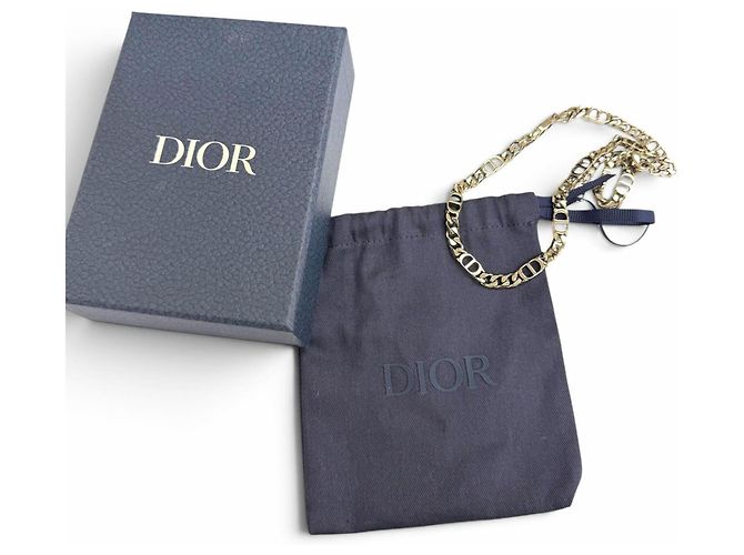 Christian Dior Dior Homme N1574HOMMT Collana a Maglie CD Icon Argento - vista 2