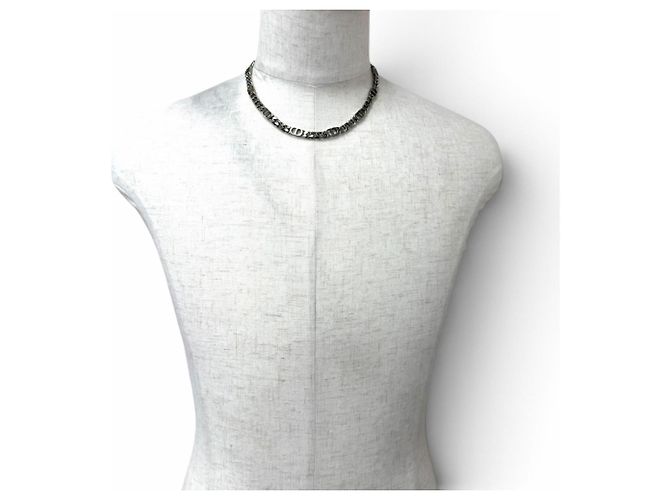 Christian Dior Dior Homme N1574HOMMT Collana a Maglie CD Icon Argento - vista 3
