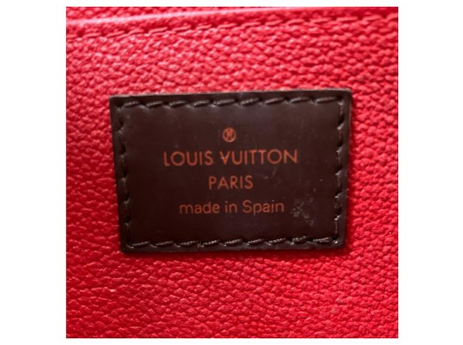 Louis Vuitton Pochette Cosmetic Makeup Pouch Marrom Damier ebene - vista 4