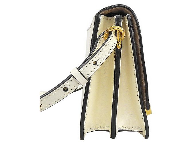 Bolso de hombro Jimmy Choo Madeline Blanco - vista 3