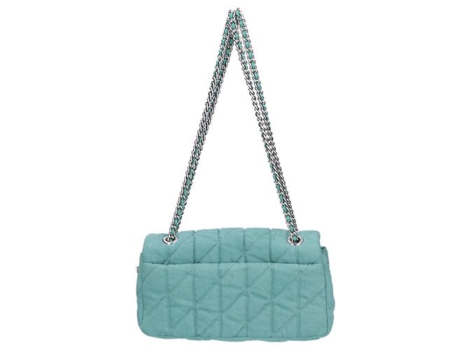 Bolso de hombro acolchado Coach CBG31 Tabby Verde - vista 3