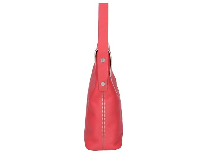 Loewe Schultertasche aus Leder mit Logo-Klappe Pink - Ansicht 2
