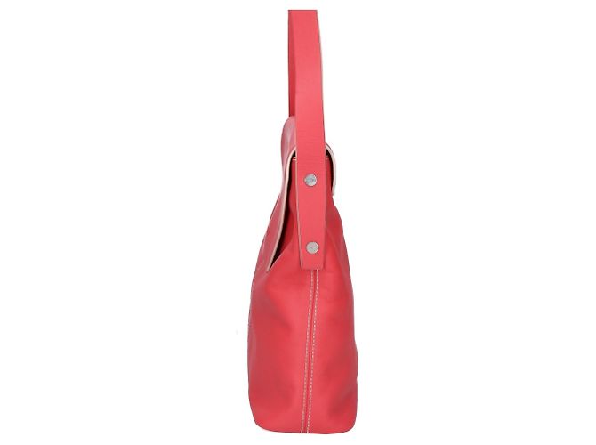 Loewe Schultertasche aus Leder mit Logo-Klappe Pink - Ansicht 4