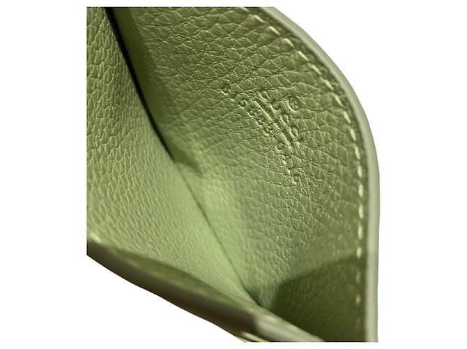 Tarjetero Gucci de piel verde - vista 3