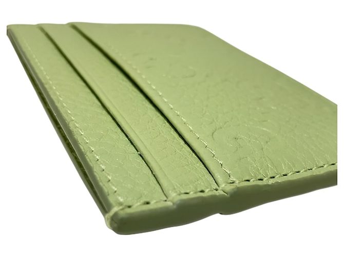 Tarjetero Gucci de piel verde - vista 7