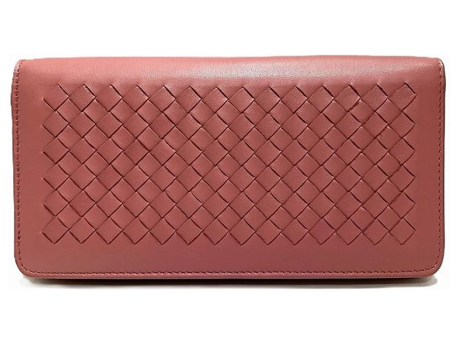 Portafoglio a catena in pelle Red Brown Bottega Veneta - vista 2