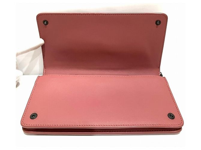 Portafoglio a catena in pelle Red Brown Bottega Veneta - vista 3