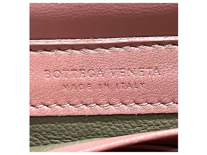 Portafoglio a catena in pelle Red Brown Bottega Veneta - vista 4