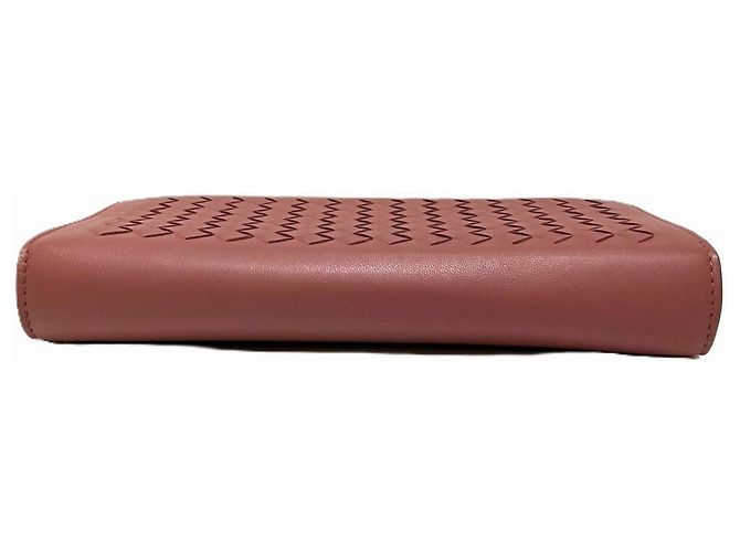 Portafoglio a catena in pelle Red Brown Bottega Veneta - vista 8