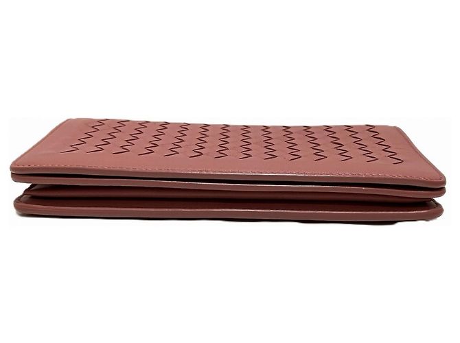 Portafoglio a catena in pelle Red Brown Bottega Veneta - vista 9
