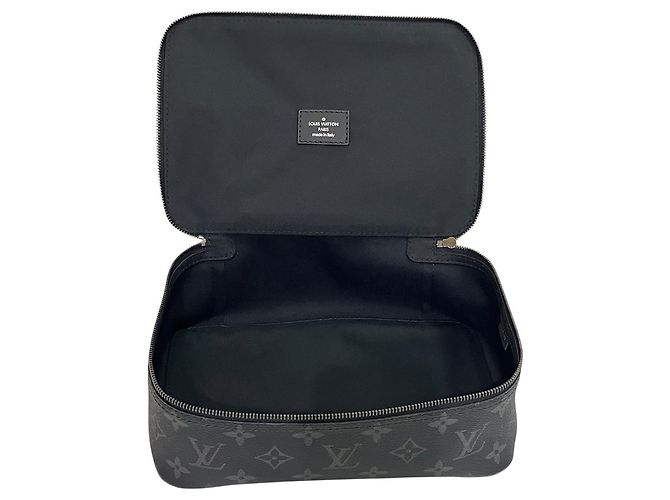 Bolsa de Mão Louis Vuitton Monogram Eclipse Preto - vista 3