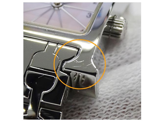 Reloj de pulsera Hermès H-Watch Mini Pink Shell Quartz - vista 11