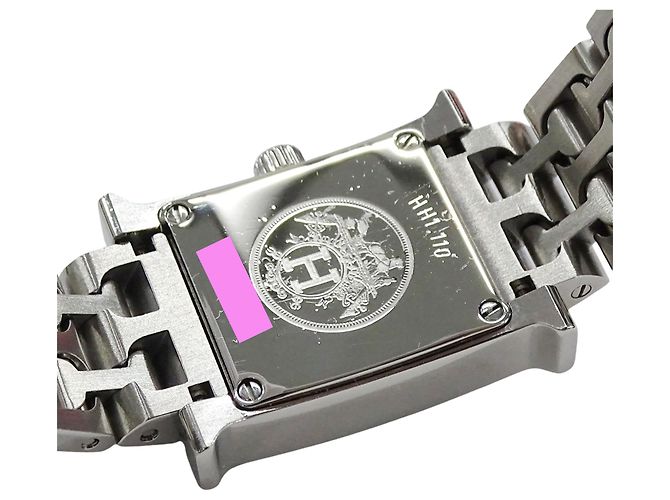 Reloj de pulsera Hermès H-Watch Mini Pink Shell Quartz - vista 7