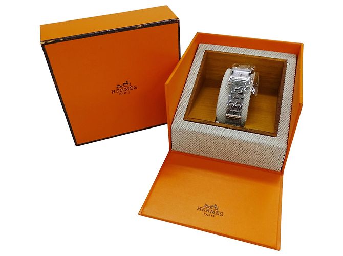 Reloj de pulsera Hermès H-Watch Mini Pink Shell Quartz - vista 8