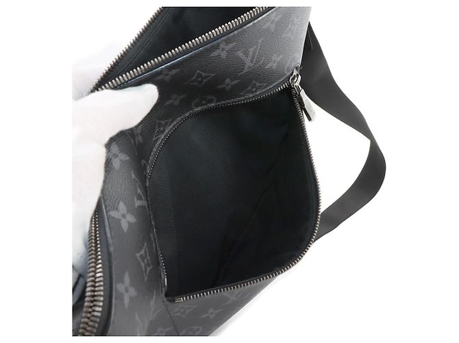 Louis Vuitton Apollo PM Monogram Eclipse Flash Shoulder Handbag M43410 Preto Monograma - vista 8