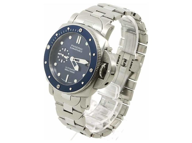 Orologio da uomo Panerai Submersible Blue Notte PAM02068 - vista 3