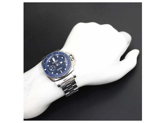 Orologio da uomo Panerai Submersible Blue Notte PAM02068 - vista 4
