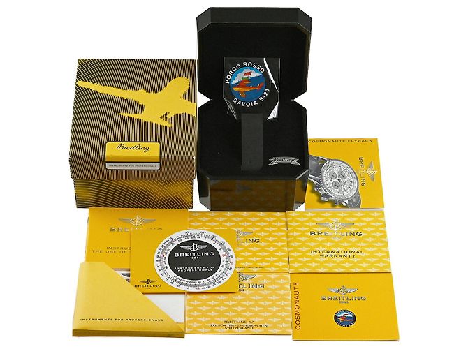 Reloj de Pulsera Breitling Navitimer Cosmonaut Flyback Porco Rosso - vista 9