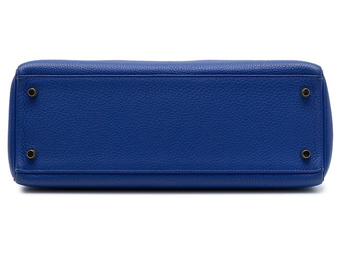 Hermès Blue Togo Kelly II Retourne 32 - vista 3