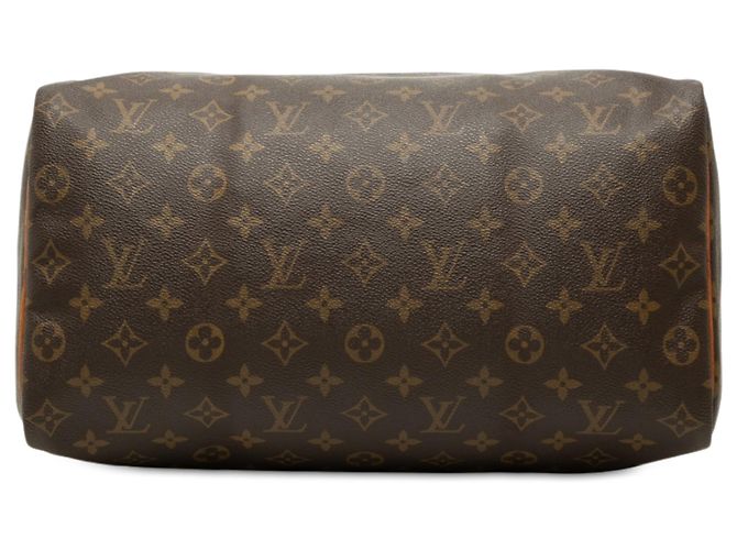 Louis Vuitton Brown Monogram Speedy 35 Marrom - vista 3
