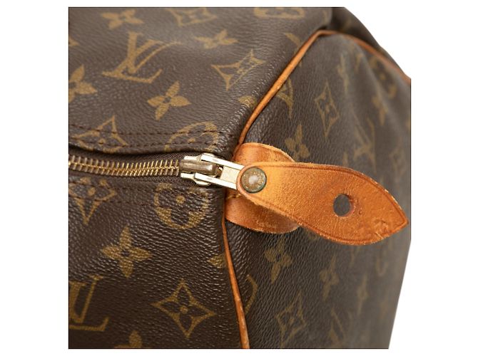 Louis Vuitton Brown Monogram Speedy 35 Marrom - vista 5