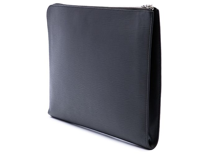 Louis Vuitton Black Epi Pochette Jour GM Schwarz - Ansicht 2