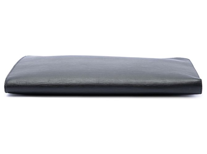 Louis Vuitton Black Epi Pochette Jour GM Schwarz - Ansicht 3