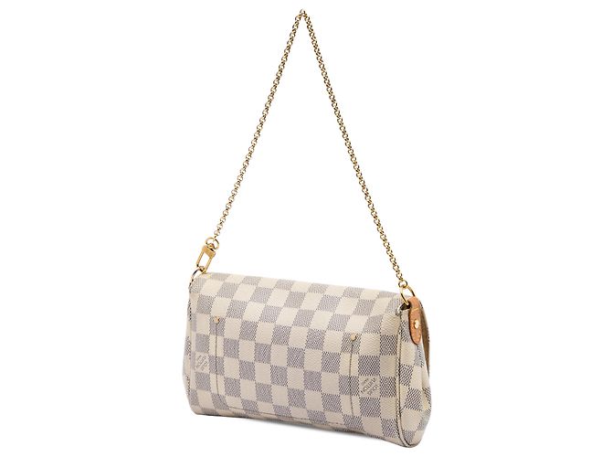 Louis Vuitton White Damier Azur Favorite PM Blanc - vue 2