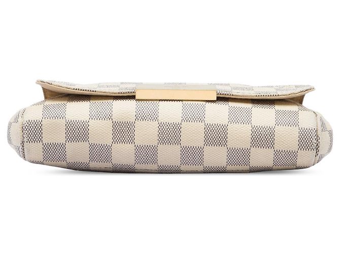 Louis Vuitton White Damier Azur Favorite PM Blanc - vue 3