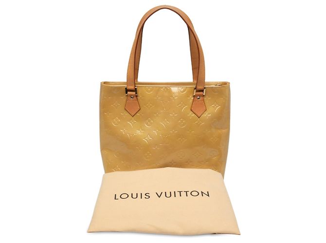 Louis Vuitton Beige Monogram Vernis Houston - vue 8