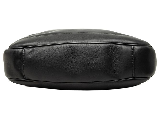 Bolsa Satchel Gucci em couro de bezerro preto com Bamboo e Web - vista 3
