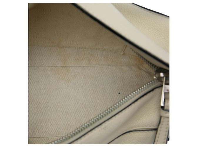 Bolsa Puzzle LOEWE pequena em pele de vitelo castanha Marrom Bege - vista 4