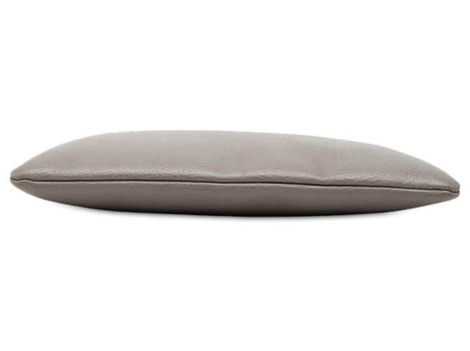 Bamboo Clutch Gucci in pelle di vitello grigia con bambù Marrone Grigio antracite - vista 3