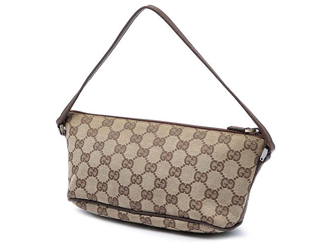 Gucci Beige GG Canvas Boat Bege - vista 2