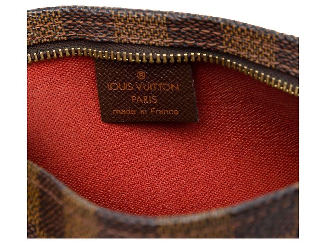 Louis Vuitton Brown Damier Ebene Trousse Pochette Marron - vue 5