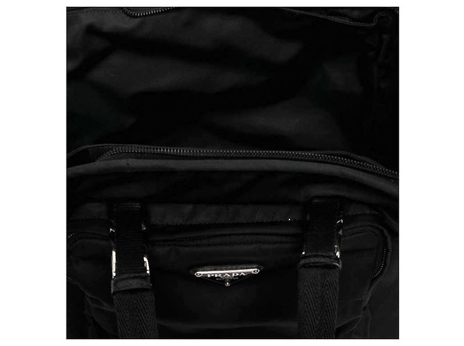 Transportadora de Animais Conversível Prada em Re-Nylon Preto - vista 4