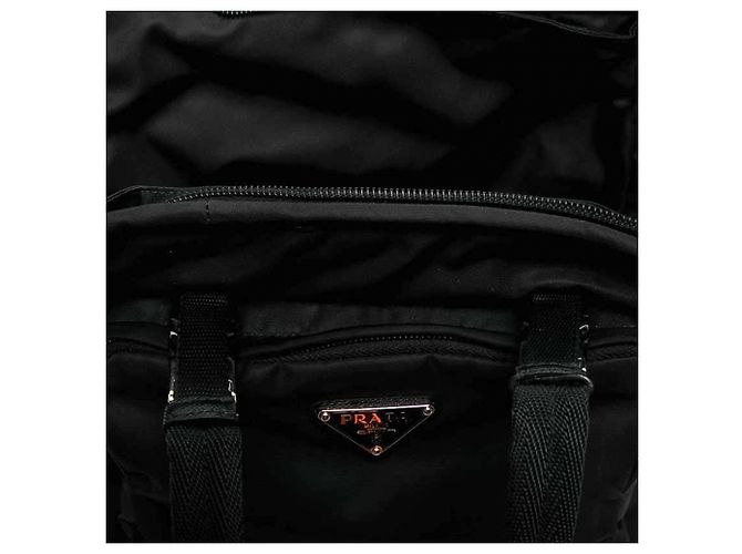 Transportadora de Animais Conversível Prada em Re-Nylon Preto - vista 5