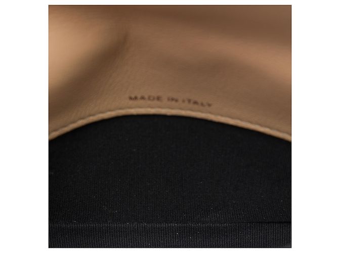 Portacarte con catena Chanel Beige Quilted Lambskin About Pearls - vista 4