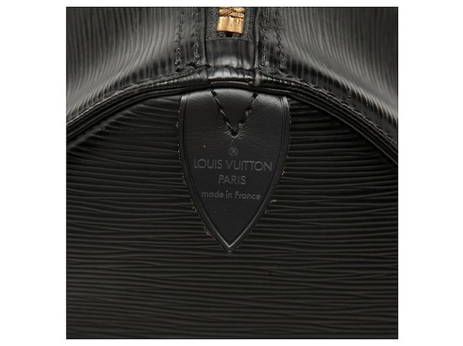 Louis Vuitton Black Epi Keepall 45 Negro - vista 5
