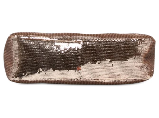 Sac Satchel Prada Re Edition 2005 en Re-Nylon avec sequins dorés - vue 3