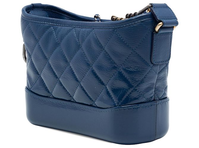 Chanel Blue Small Lambskin Gabrielle Crossbody Blau - Ansicht 2
