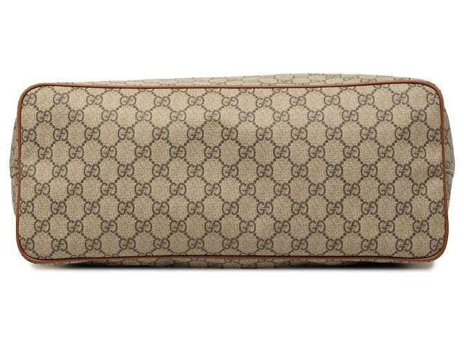 Gucci Beige Medium GG Supreme Convertible Soft Tote - Ansicht 3